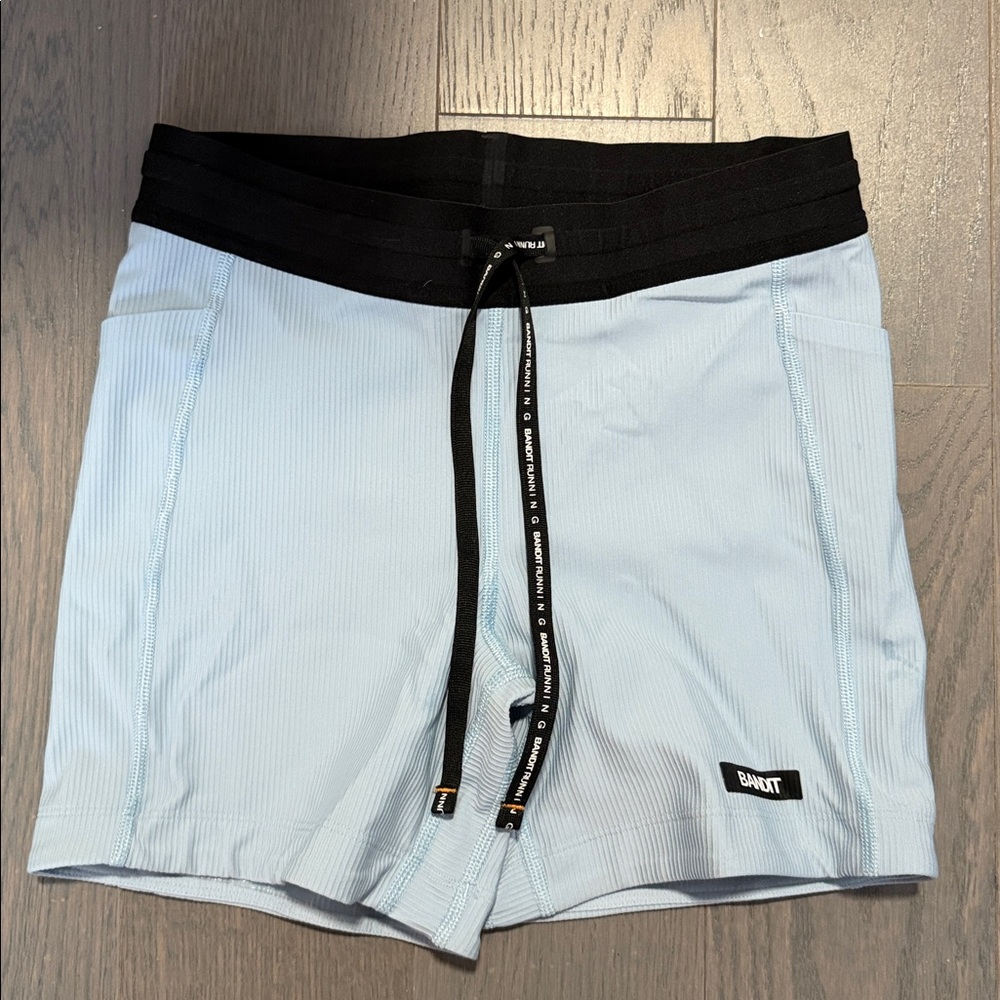 Bandit ribbed blue shorts size small worn once